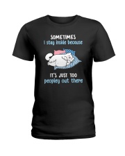 Cat stay inside Ladies T-Shirt thumbnail