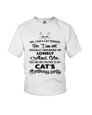 Cats birthday Youth T-Shirt thumbnail