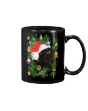 Black Cat In Christmas Tree Mug thumbnail