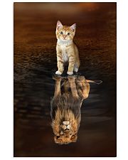 Cat and Lion 11x17 Poster front