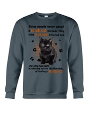 Lucky Have A Black Cat Crewneck Sweatshirt thumbnail