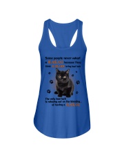Lucky Have A Black Cat Ladies Flowy Tank thumbnail