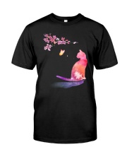 Cat in the spring Classic T-Shirt tile