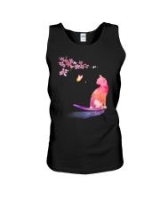 Cat in the spring Unisex Tank thumbnail