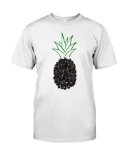 Black Cat Pineapple 1107 Classic T-Shirt front