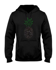Black Cat Pineapple 1107 Hooded Sweatshirt thumbnail