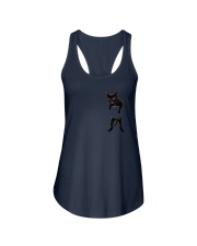 Black cat in bag 2108 Ladies Flowy Tank thumbnail