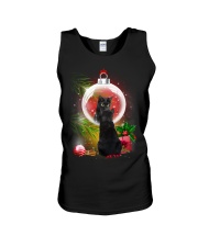 Black Cat Looking Ornament Christmas Unisex Tank thumbnail