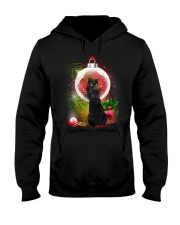 Black Cat Looking Ornament Christmas Hooded Sweatshirt thumbnail