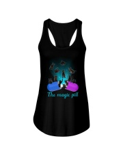 Black cat magic pill 2507 Ladies Flowy Tank thumbnail