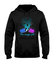Black cat magic pill 2507 Hooded Sweatshirt thumbnail