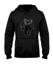Black Cat Hello 1009 Hooded Sweatshirt thumbnail