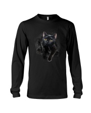 Black Cat Hello 1009 Long Sleeve Tee thumbnail