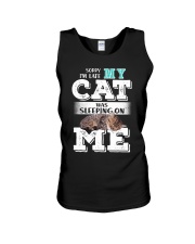Cat was sleeping on me Unisex Tank thumbnail