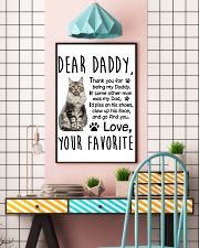 Maine Coon Dear Daddy 1412 11x17 Poster lifestyle-poster-6