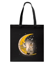 Cat moon skull Tote Bag thumbnail
