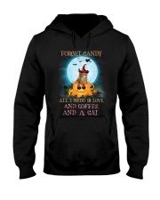 Coffee And Cat Hooded Sweatshirt thumbnail