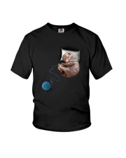 Cat Sleeping Youth T-Shirt thumbnail