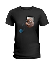 Cat Sleeping Ladies T-Shirt thumbnail