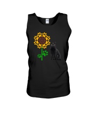Sunflower and black cat Unisex Tank thumbnail