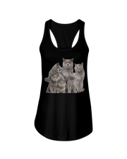 British Shorthair Five Ladies Flowy Tank thumbnail