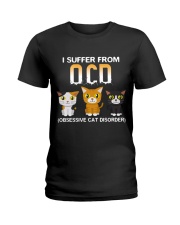 Cat OCD Ladies T-Shirt thumbnail