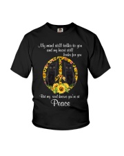 Black Cat Peace Youth T-Shirt thumbnail
