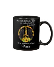Black Cat Peace Mug thumbnail