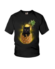 THEIA Black Cat Pineapple 1607 Youth T-Shirt thumbnail