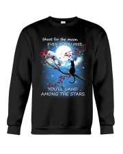 Cat Moon And Star Crewneck Sweatshirt front