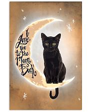 Black Cat Love Moon And Back 2512 11x17 Poster front