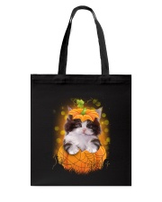 Cute cat Halloween Tote Bag thumbnail