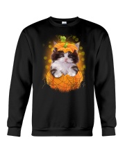 Cute cat Halloween Crewneck Sweatshirt thumbnail