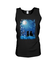 Cat with butterfly at night 2009 Unisex Tank thumbnail