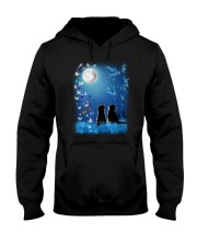 Cat with butterfly at night 2009 Hooded Sweatshirt thumbnail