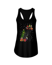 Black cat with gifts 1909 Ladies Flowy Tank thumbnail