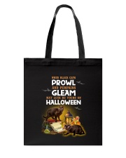 Black Cat Prowl 2707 Tote Bag thumbnail