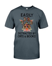 Cats And Books Classic T-Shirt thumbnail