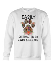 Cats And Books Crewneck Sweatshirt front