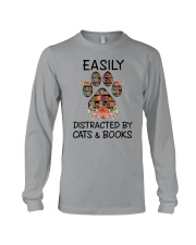 Cats And Books Long Sleeve Tee thumbnail