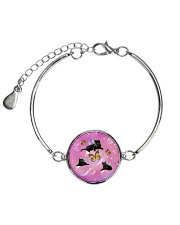 Black Cat Bubble 2 Metallic Circle Bracelet thumbnail