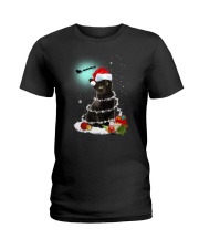 Black Cat Snow Wind 2209 Ladies T-Shirt thumbnail