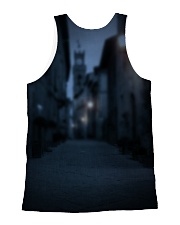 Black Cat And Butterfly All-over Unisex Tank back