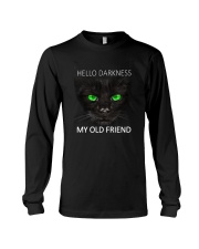 Black Cat Hello Darkness Long Sleeve Tee thumbnail