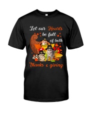 Thanks Giving Cats Classic T-Shirt thumbnail
