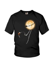 Cat moon and Santa Youth T-Shirt thumbnail