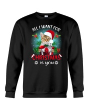 Cat for Christmas Crewneck Sweatshirt front