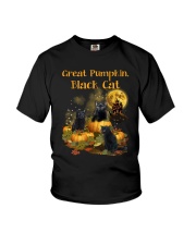 THEIA Black Cat Pumpkin 2307 Youth T-Shirt thumbnail