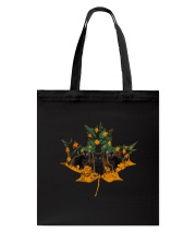 Black Cat Leaf Tote Bag thumbnail