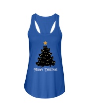Black Cat Meowy Christmas 2510 Ladies Flowy Tank thumbnail